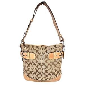 Coach Signature Jacquard Canvas Soho Handbag #3574